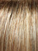 14/26S10 Shaded Pralines and Cream: Medium Ash Blonde and Caramel Blonde Blend with Light Brown roots