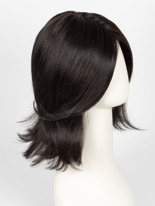 RL2/4 OFF BLACK | Black Evenly Blended with Dark Brown Highlights