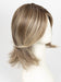 RL12/22SS SHADED CAPPUCCINO | Light Golden Brown Evenly Blended with Cool Platinum Blonde Highlights with Dark Roots