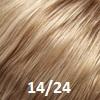 14/24-Creme Soda  med natural ash blond blended w/ light natural blond