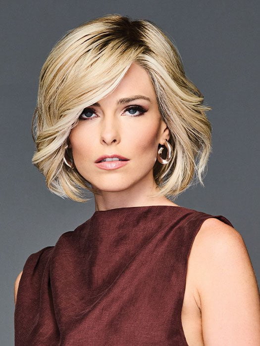 TREND ALERT by Gabor in GF19-23SS BISCUIT | Light Ash Blonde Evenly Blended with Cool Platinum Blonde with Dark Roots