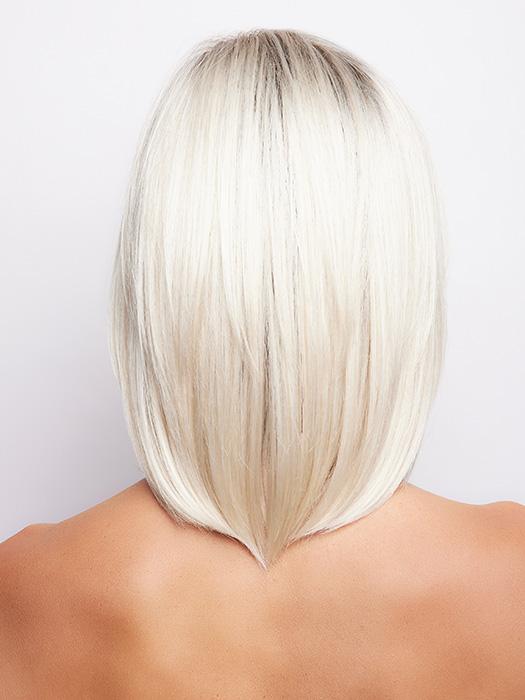 SEASHELL-BLOND-R | Cool White Blonde and Creamy White Tones Blended with Soft Brown Roots