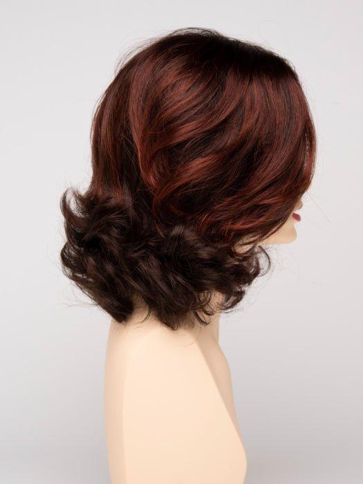 CHOCOLATE CHERRY | Dark Brown roots with overall Medium Brown base with Deep Red highlights