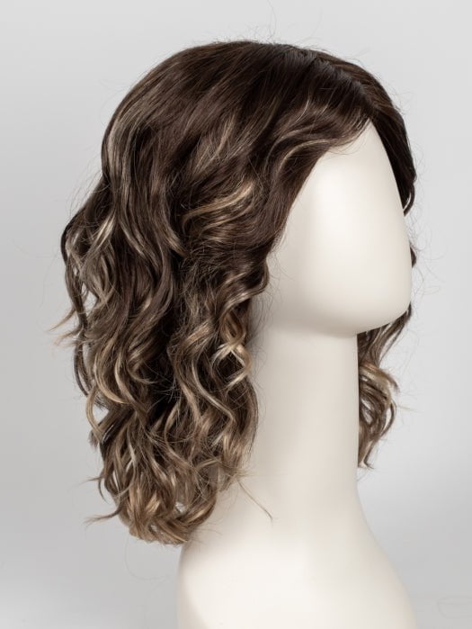 ICED-MOCHA | Light Chestnut Brown Base with Light Brown, Ash Blonde, and Golden Blonde Highlights