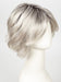 23-60-R8 | Rooted Chestnut Brown with Platinum White base with Champagne Blonde highlights