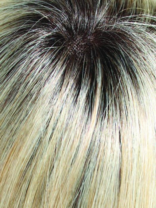 22/16S8 | Light Ash Blonde and Light Natural Blonde Blend, Shaded with Medium Brown