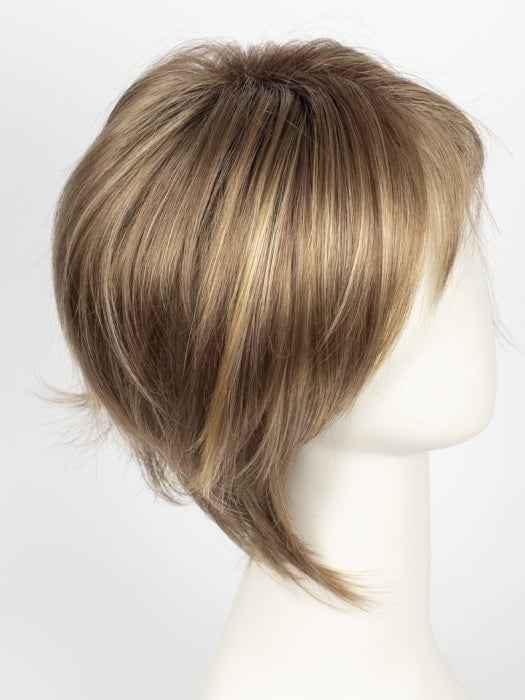 MOCHACCINO R | Medium Brown with Light Brown Base and Strawberry Blonde highlights with Dark Brown roots