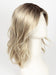 CHAMPAGNE-ROOTED 22.25.16 | Light Beige Blonde, Medium Honey Blonde, and Platinum Blonde blend with Dark Roots