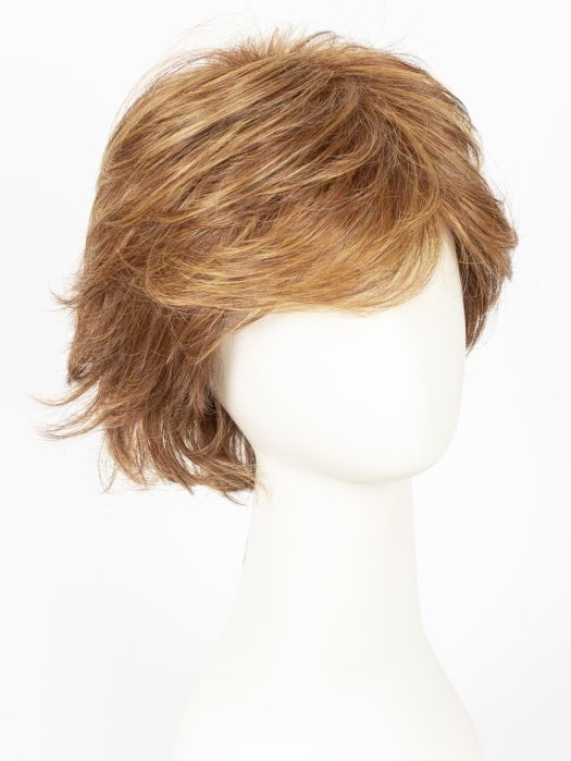 R3025S+ GLAZED CINNAMON | Medium Reddish Brown with Ginger Blonde highlights