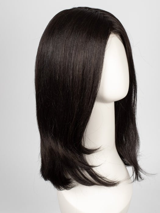 RL2/4 OFF BLACK | Black Evenly Blended with Dark Brown Highlights