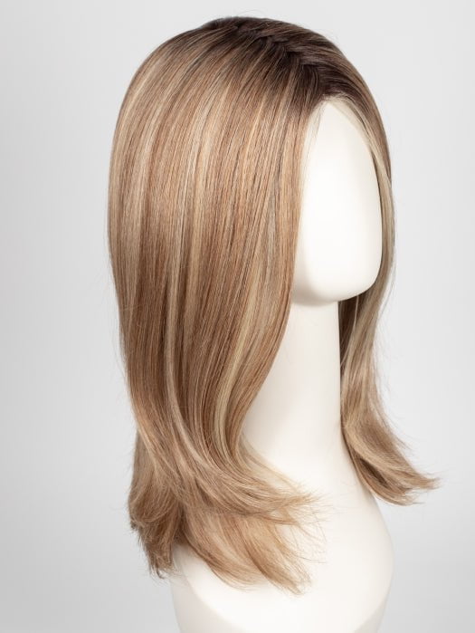 RL14/22SS SHADED WHEAT | Dark Blonde Evenly Blended with Platinum Blonde with Dark Roots