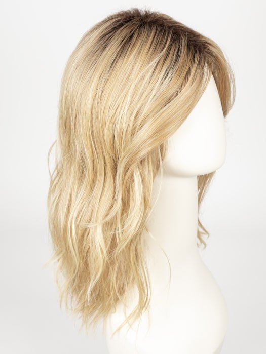 SANDY BLONDE ROOTED 16.20.25 | Medium Ash Blonde, Light Ash Blonde, and Light Golden Blonde Blend with Dark Roots Edit alt text