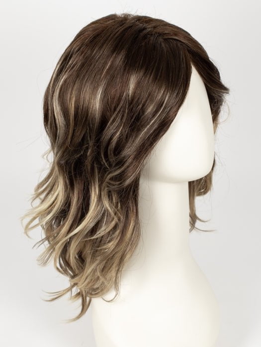 ICED-MOCHA | Light Chestnut Brown Base with Light Brown, Ash Blonde, and Golden Blonde Highlights