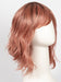 DUSTY-ROSE | Medium Coral Red Base with Dark Brown Roots