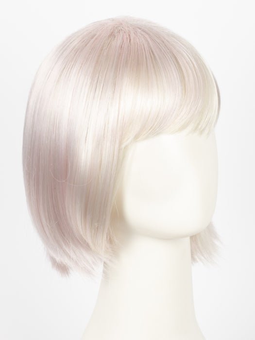 PASTEL-PINK | Cool silver blonde front and base with subtle whisper pink highlights