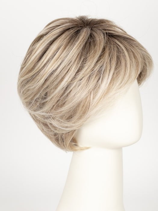 RL19/23SS SHADED BISCUIT | Light Ash Blonde Evenly Blended with Cool Platinum Blonde with Dark Roots