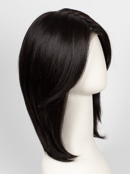 RL2/4 OFF BLACK | Black Evenly Blended with Dark Brown Highlights