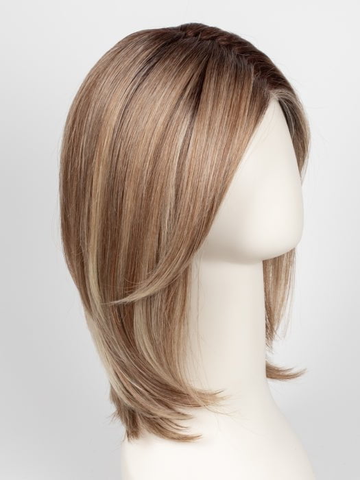 RL14/22SS SHADED WHEAT | Dark Blonde Evenly Blended with Platinum Blonde with Dark Roots