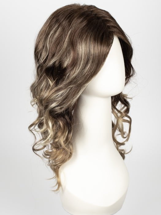 ICED-MOCHA | Light Chestnut Brown Base with Light Brown, Ash Blonde, and Golden Blonde Highlights