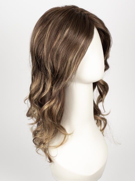 TOFFEE-LATTE | Light Chestnut Brown Base with Caramel Blonde Highlights