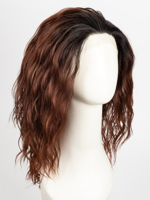 STT1B/735 | Burnt Orange and Dark Auburn mixed with Off Black Roots