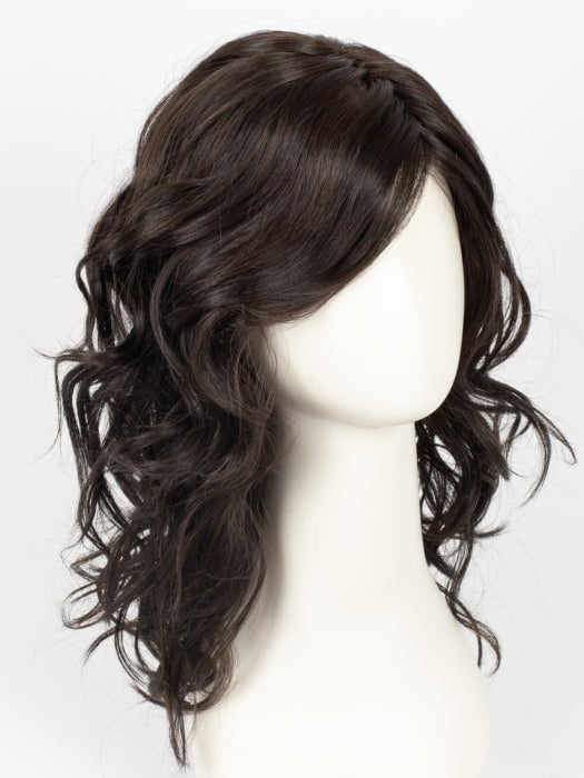 RL2/4 OFF BLACK | Black Evenly Blended with Dark Brown Highlights