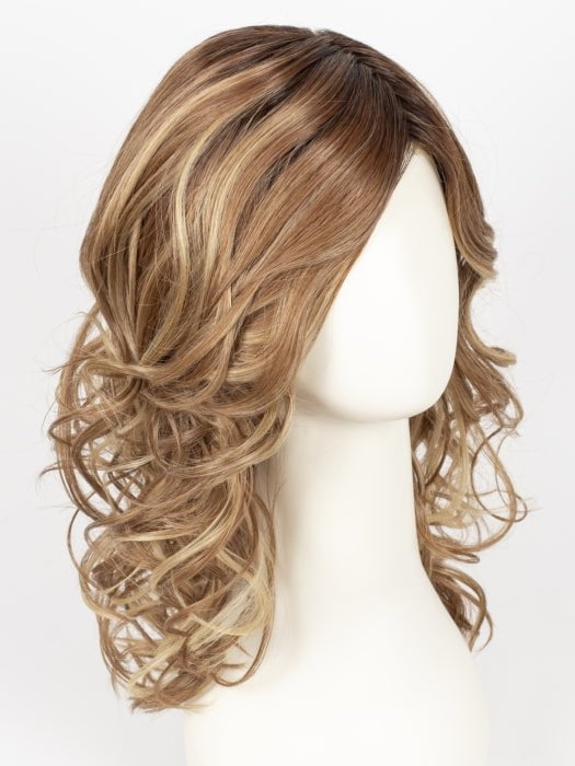 RL14/22SS SHADED WHEAT | Dark Blonde Evenly Blended with Platinum Blonde with Dark Roots