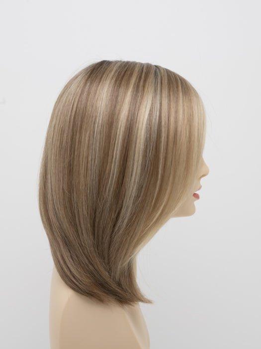 SPARKLING CHAMPAGNE | Medium Brown roots with overall Strawberry Blonde base and soft Golden Blonde highlights