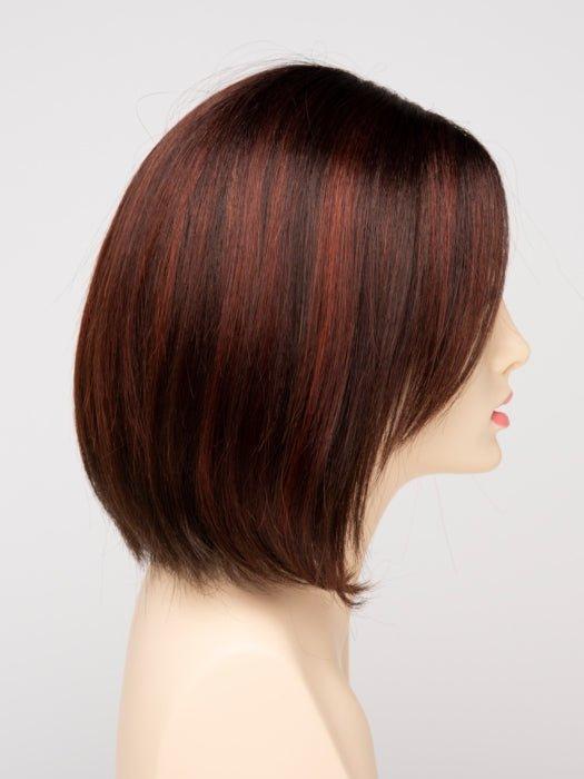 CHOCOLATE CHERRY | Dark Brown roots with overall Medium Brown base with Deep Red highlights