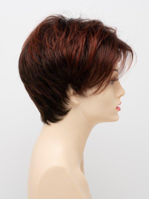 CHOCOLATE CHERRY | Dark Brown roots with overall Medium Brown base with Deep Red highlights