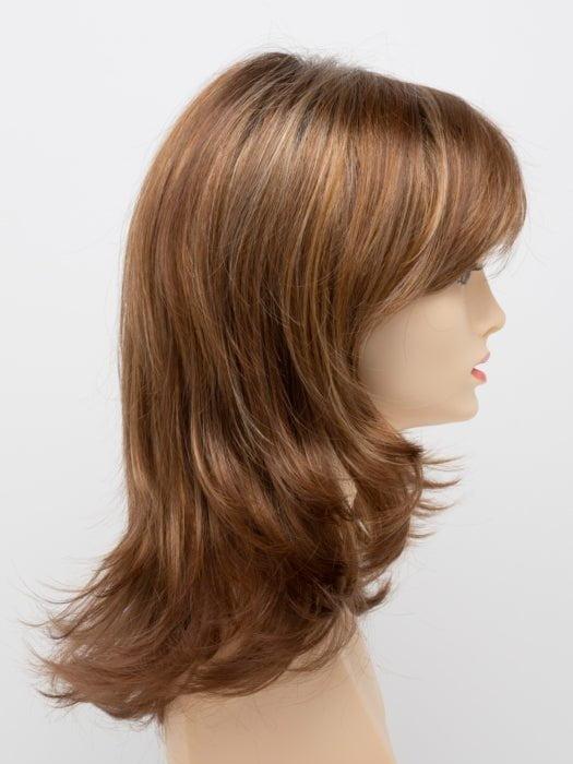 CREAMED COFFEE | Medium Brown roots and base with Cinnamon and Golden Blonde highlights