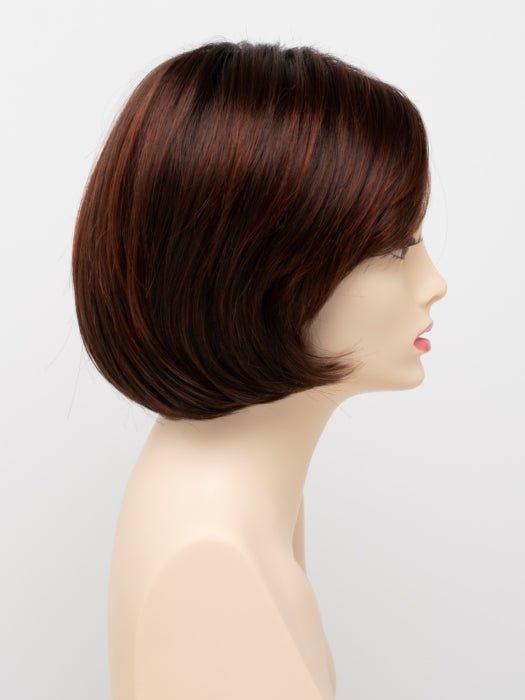 CHOCOLATE CHERRY | Dark Brown roots with overall Medium Brown base with Deep Red highlights