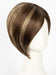 ICED-MOCHA-R | Rooted Dark Brown with Medium Brown Base Blended with Light Blonde Highlights