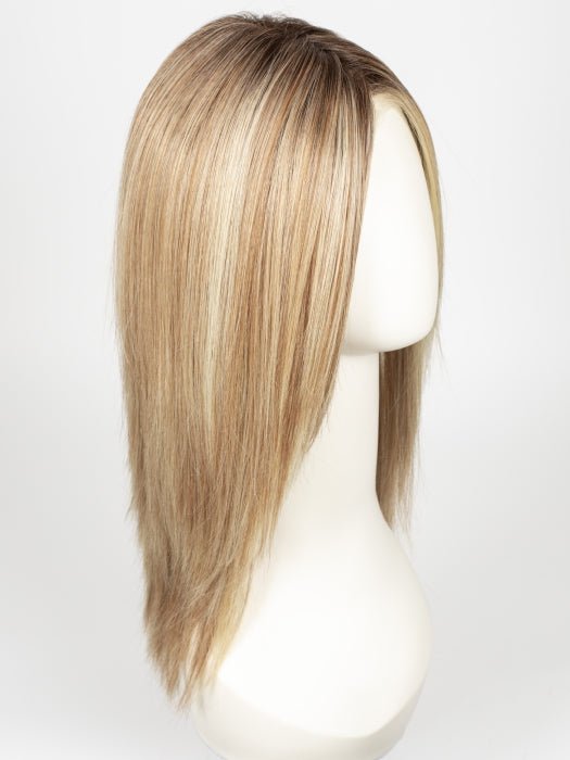 RL14/22SS SHADED WHEAT | Dark Blonde Evenly Blended with Platinum Blonde with Dark Roots