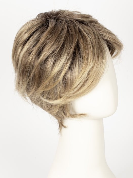 SAND-ROOTED | Light Brown, Medium Honey Blonde, and Light Golden Blonde blend with Dark Roots