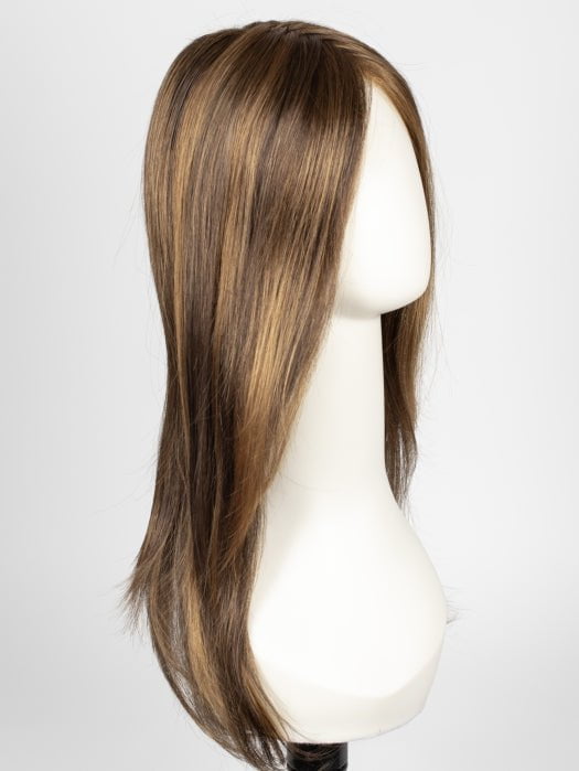 6F27 CARAMEL RIBBON  | Dark Brown with Light Red-Gold Blonde Highlights and Tips