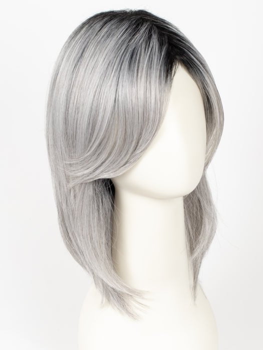 SILVER-MIST | Blue Toned Silver with Dark Roots