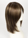 ICED-MOCHA-R | Rooted Dark Brown with Medium Brown Base Blended with Light Blonde Highlights