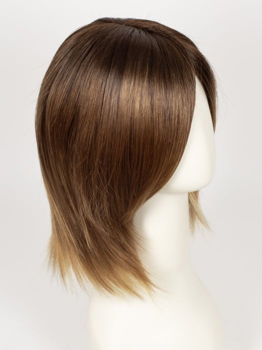 MELTED-COCONUT | Dark Rich Brown Roots with Soft Golden Medium Brown at Middle and Warm White Ends