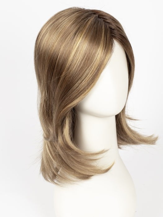 MOCHACCINO-R | Dark Root with Light Brown Base and Strawberry Blonde Highlights