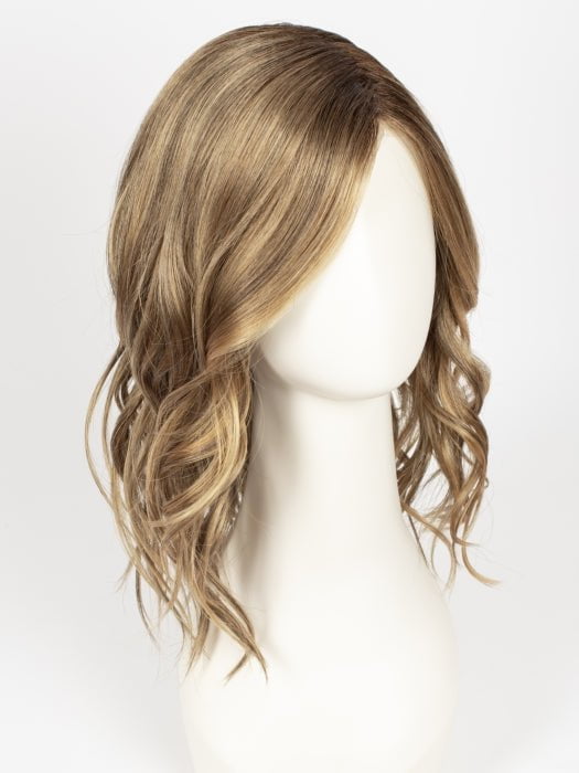 24BT18S8 SHADED MOCHA |  Dark Ash Blonde/Honey Blonde Blend, Shaded with Medium Brown 