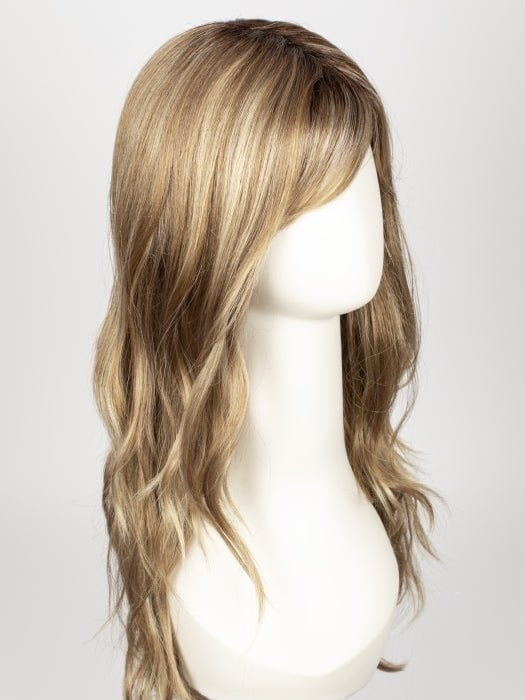 SPRING-HONEY-R | Rooted Honey Blonde and Gold Platinum Blonde Blend