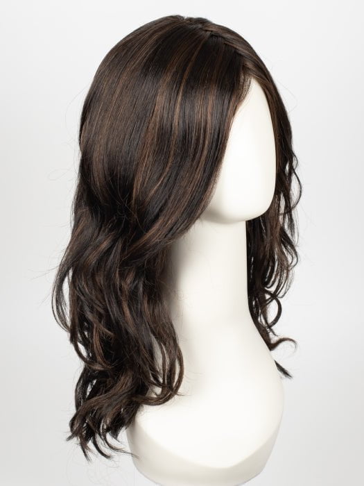 1BRH30 CHOCOLATE PRETZEL | Off Black with 33% Golden Red Highlights