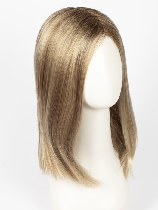 12FS8 SHADED PRALINE | Light Gold Blonde and Pale Natural Blonde Blend, Shaded with Dark Brown