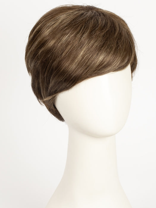 ICED-MOCHA-R | Rooted Dark Brown with Medium Brown Base Blended with Light Blonde Highlights