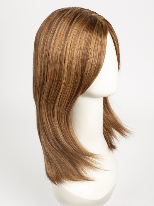 6F27 CARAMEL RIBBON  | Dark Brown with Light Red-Gold Blonde Highlights and Tips