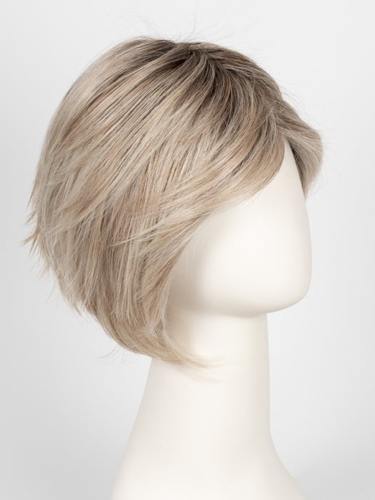 GF19-23SS BISCUIT | Light Ash Blonde Evenly Blended with Cool Platinum Blonde with Dark Roots