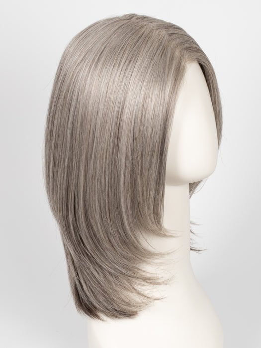 GF119 SILVER AND SMOKE | Light Brown With 80% Gray in Front Gradually Blended Into 50% Gray in Nape Area