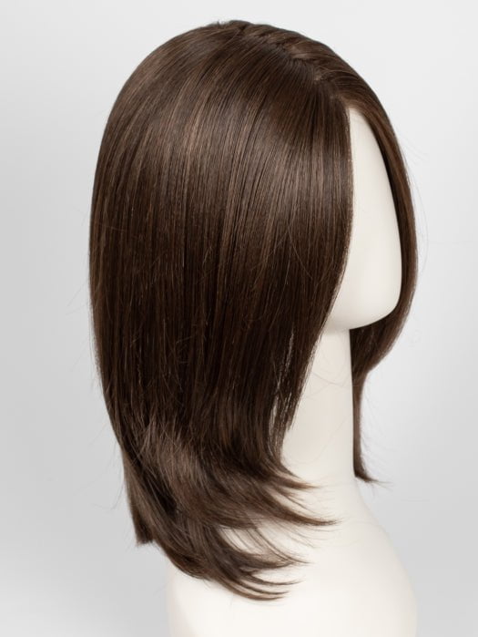 GF6-8 DARK CHOCOLATE | Medium Brown Evenly Blended with Chestnut Brown Highlight