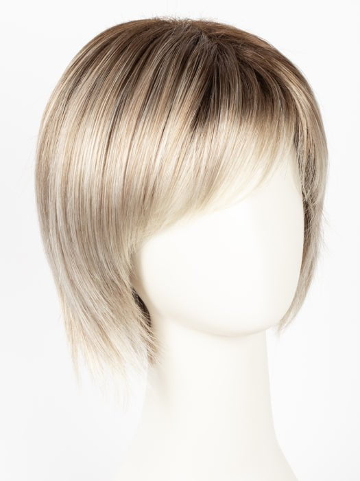 MELTED-MARSHMALLOW | Subtly Warm Dark Sandy Blonde Blend with Medium Brown Roots and Light Ash Blonde Tips and Highlights